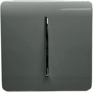 Trendi Switch 1 Gang 2 Way 10 Amp Chrome Light Switch - Light Switch Trendi Switch 1 Gang 2 Way 10 Amp Chrome Light Switch - Light Switch