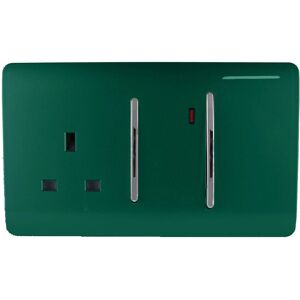 Trendi Switch - 45A Cooker Switch & Socket - Dark Green Trendi Switch - 45A Cooker Switch & Socket - Dark Green