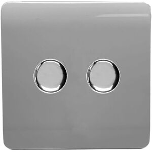 Trendi - Artistic Glossy - 2 Gang 2 Way - Dimmer Switch Trendi - Artistic Glossy - 2 Gang 2 Way - Dimmer Switch