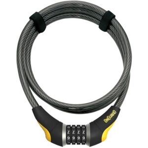 Onguard Akita Bike Lock - 185cm, 12mm, Black/Gray/Yellow - Bike Lock Onguard Akita Bike Lock - 185cm, 12mm, Black/Gray/Yellow - Bike Lock