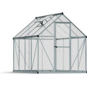 Palram Canopia Mythos Greenhouse - Silver, 6'x8' Palram Canopia Mythos Greenhouse - Silver, 6'x8'