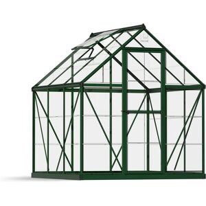 Palram Canopia Harmony Greenhouse - 6x6 ft, Green, Aluminum, Polycarbonate Palram Canopia Harmony Greenhouse - 6x6 ft, Green, Aluminum, Polycarbonate