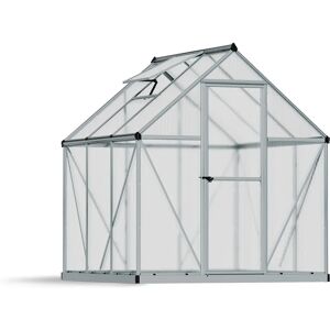 Canopia by Palram Mythos Silver Greenhouse - 6x6 ft, 1.8x1.8m, Aluminum Frame Canopia by Palram Mythos Silver Greenhouse - 6x6 ft, 1.8x1.8m, Aluminum Frame