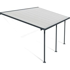 Palram - Canopia Feria Patio Cover - Grey & Clear Panels Palram - Canopia Feria Patio Cover - Grey & Clear Panels