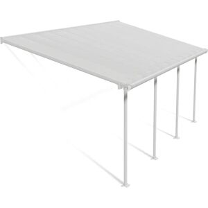 Palram - Canopia Feria Patio Cover 3X6.10 White with Clear Panels Palram - Canopia Feria Patio Cover 3X6.10 White with Clear Panels