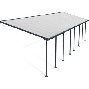 PALRAM - CANOPIA Feria Pergola - 3,35 m Grau Aluminium Terrassenüberdachung PALRAM - CANOPIA Feria Pergola - 3,35 m Grau Aluminium Terrassenüberdachung