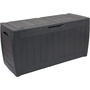 Keter Hollywood Storage Box - Anthracite/ Grey Plastic Chest - Storage Keter Hollywood Storage Box - Anthracite/ Grey Plastic Chest - Storage
