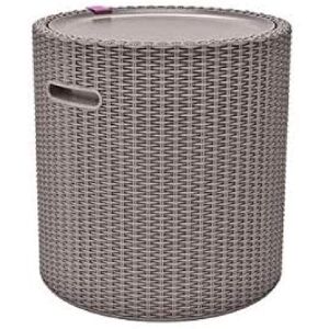 Keter Tuinkoffer Koelkrukje - 39L - Ondersteunt 100kg - Rotan Effect Keter Tuinkoffer Koelkrukje - 39L - Ondersteunt 100kg - Rotan Effect