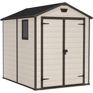 Abri de Jardin Keter Manor 6x8 - Résistant aux intempéries, Double porte, Verrouillable, Ventilation, Luminosité, Grand plafond - Publicité Abri de Jardin Keter Manor 6x8 - Résistant aux intempéries, Double porte, Verrouillable, Ventilation, Luminosité, Grand plafond - Publicité