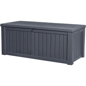 Keter Rockwood Garden Storage Box (570L) - Anthracite Keter Rockwood Garden Storage Box (570L) - Anthracite