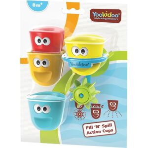 Yookidoo badleksak - Fill 'N' Spill koppar - 4 vatteneffekter Yookidoo badleksak - Fill 'N' Spill koppar - 4 vatteneffekter