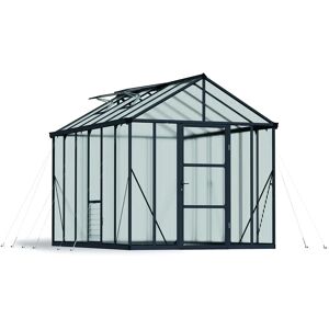 Canopia by Palram 8x12 Grey Greenhouse - Robust & Easy Assembly Canopia by Palram 8x12 Grey Greenhouse - Robust & Easy Assembly