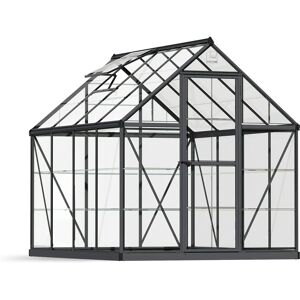 Palram-Canopia Harmony Grey Greenhouse 6x8 - Greenhouse Palram-Canopia Harmony Grey Greenhouse 6x8 - Greenhouse