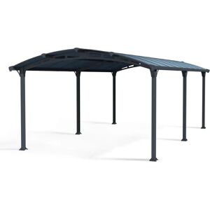 Palram Canopia Arcadia 6400 Grey Metal Carport - Weatherproof, UV-protected, 10-year warranty Palram Canopia Arcadia 6400 Grey Metal Carport - Weatherproof, UV-protected, 10-year warranty