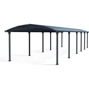 Palram-Canopia Grå Metall Carport - 12700 - Værbestandig & Holdbar Palram-Canopia Grå Metall Carport - 12700 - Værbestandig & Holdbar