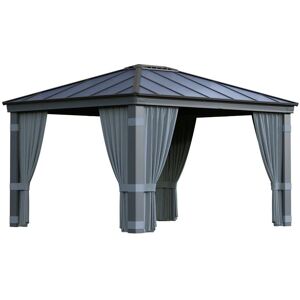 Palram Canopia Gazebo Curtains Set for Dallas 4300 Garden Gazebo Palram Canopia Gazebo Curtains Set for Dallas 4300 Garden Gazebo