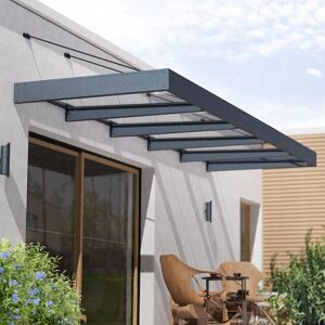 Palram Canopia Sophia XL 5000 Grå Dørprestegardin - Værbestandig Moderne Dekke Palram Canopia Sophia XL 5000 Grå Dørprestegardin - Værbestandig Moderne Dekke