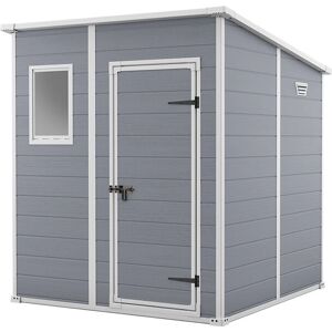 Keter Manor Pent 6x6 Garden Shed - Weatherproof Resin Storage Keter Manor Pent 6x6 Garden Shed - Weatherproof Resin Storage
