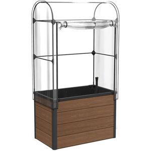 Invernadero Maple de Keter - Material compuesto duradero - 99x58x185 cm - Madera de nylon resistente a la intemperie - Jardín Invernadero Maple de Keter - Material compuesto duradero - 99x58x185 cm - Madera de nylon resistente a la intemperie - Jardín