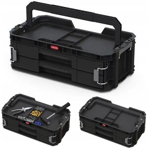 Keter - Tool Organizer with 2 Drawers - Durable Storage Solution Keter - Tool Organizer with 2 Drawers - Durable Storage Solution