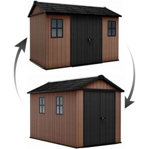 Abri de jardin KETER Newton 2.0 - Double paroi, résine UV, ventilation - Publicité Abri de jardin KETER Newton 2.0 - Double paroi, résine UV, ventilation - Publicité