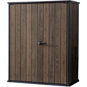 Deposito da giardino Keter Walnut Alto - Impermeabile, Con serratura, 2 mensole - Spazio esterno Deposito da giardino Keter Walnut Alto - Impermeabile, Con serratura, 2 mensole - Spazio esterno