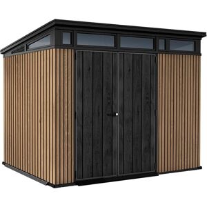 Capanna da giardino Signature Vertical di KETER - Resistente alle intemperie, 9x7 ft Capanna da giardino Signature Vertical di KETER - Resistente alle intemperie, 9x7 ft