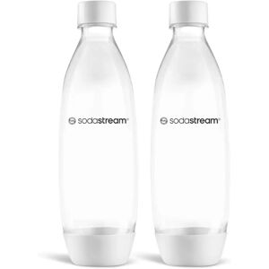 Butelki Fuse SodaStream 1 Litr - Białe Dwuopak do Zmywarki Butelki Fuse SodaStream 1 Litr - Białe Dwuopak do Zmywarki