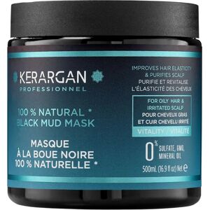 Kerargan - Schwarze Schlammmaske für Haare - 500ml Kerargan - Schwarze Schlammmaske für Haare - 500ml