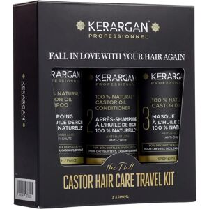 Kerargan - Reseshårvårdsset - Ricinolja - 3x100ml - Guld Kerargan - Reseshårvårdsset - Ricinolja - 3x100ml - Guld