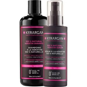 Kerargan - Keratin Shampoo & Serum Duo - 600 ml Neon Pink Kerargan - Keratin Shampoo & Serum Duo - 600 ml Neon Pink