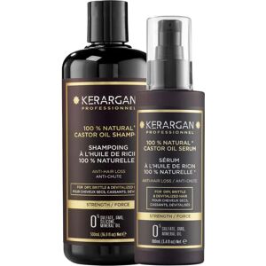 Kerargan Castor Oil Shampoo & Serum Duo - 600 ml Kerargan Castor Oil Shampoo & Serum Duo - 600 ml