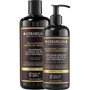 Kerargan - Castor Oil Hair Duo - Moisturizing & Strengthening - 850ml Kerargan - Castor Oil Hair Duo - Moisturizing & Strengthening - 850ml