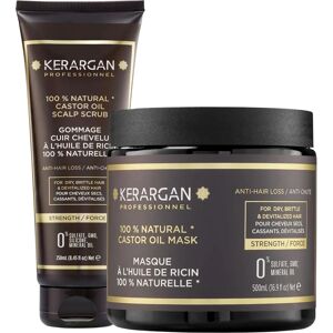 Kerargan - Duo masque et gommage capillaire à l'huile de ricin - 750 ml - Publicité Kerargan - Duo masque et gommage capillaire à l'huile de ricin - 750 ml - Publicité