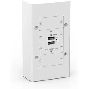 Kramer Electronics Owb-2G Caja de Pared 2 Ladrones - Blanco Kramer Electronics Owb-2G Caja de Pared 2 Ladrones - Blanco