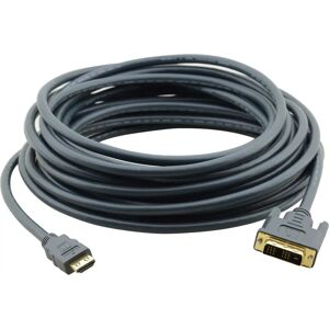 Kramer Electronics C-HM/DM 7,6 m DVI-D HDMI Zwart - Video Adapter Kabel Kramer Electronics C-HM/DM 7,6 m DVI-D HDMI Zwart - Video Adapter Kabel