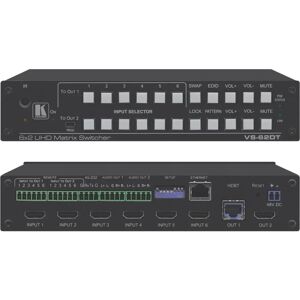 Kramer VS-62DT Videomodusvender - 6x2 HDMI/HDBaseT Kramer VS-62DT Videomodusvender - 6x2 HDMI/HDBaseT