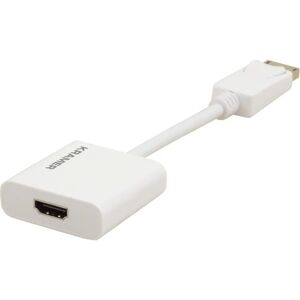 Kramer Electronics White 4K DisplayPort HDMI Adapter - Video Cable Kramer Electronics White 4K DisplayPort HDMI Adapter - Video Cable