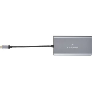 Kramer KDock-3 Silver Grey Docking Station - USB-C, HDMI, DP Kramer KDock-3 Silver Grey Docking Station - USB-C, HDMI, DP