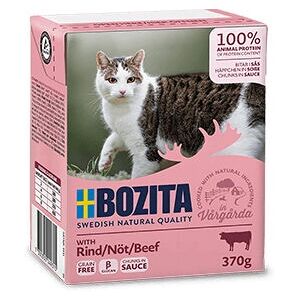 Comida húmeda para gatos Bozita Suecia - Trozos en salsa, 370g Comida húmeda para gatos Bozita Suecia - Trozos en salsa, 370g