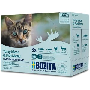 Nourriture humide pour chats Bozita - Multi Saveurs 85g - Publicité Nourriture humide pour chats Bozita - Multi Saveurs 85g - Publicité