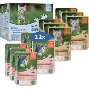 Bozita Kitten Natvoer met Kip & Zalm - Groei Bozita Kitten Natvoer met Kip & Zalm - Groei