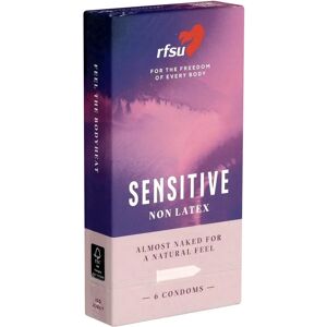 RFSU Merke: RFSU Modell: So Sensitive Latexfri Kondomer - 6 stk RFSU Merke: RFSU Modell: So Sensitive Latexfri Kondomer - 6 stk