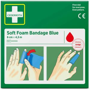 Bandage en Mousses Douces Cederroth Bleue - Bandage - 6cm x 4.5m - Publicité Bandage en Mousses Douces Cederroth Bleue - Bandage - 6cm x 4.5m - Publicité