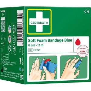 Orkla Wound Care AB Cederroth Soft Foam Bandage Blue - Verband Orkla Wound Care AB Cederroth Soft Foam Bandage Blue - Verband