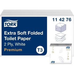 Tork Premium Extra Soft T3 - Toilet Paper - 200 g - 252 sheets - perforated - white - for P/N: 472031, 556000, 556008 Tork Premium Extra Soft T3 - Toilet Paper - 200 g - 252 sheets - perforated - white - for P/N: 472031, 556000, 556008