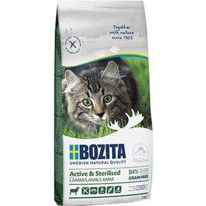 Nourriture pour chats Bozita Active & Stérilisés sans céréales - Agneau - 2kg - Publicité Nourriture pour chats Bozita Active & Stérilisés sans céréales - Agneau - 2kg - Publicité