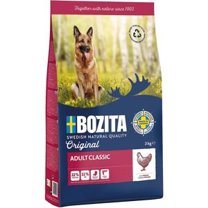 Croquettes pour chiens Bozita Original Adult Classic - 3kg/12kg - Publicité Croquettes pour chiens Bozita Original Adult Classic - 3kg/12kg - Publicité