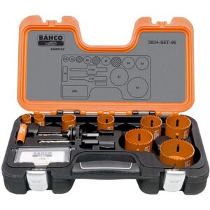 Bahco 3834-SET-95 Drill Hole Saw Set - 16-64mm Bahco 3834-SET-95 Drill Hole Saw Set - 16-64mm