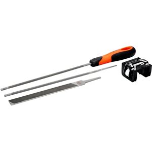 Bahco Chain Saw Files Kit - Ergonomic Handle - 200mm - Saw Files Kit Bahco Chain Saw Files Kit - Ergonomic Handle - 200mm - Saw Files Kit